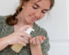 Indigo using goat milk liquid foamer