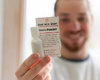 Fletcher holding Tooth Powder Trial