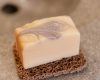 mega bar of Lavender soap on soap rest