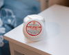 Lotion tub in a table