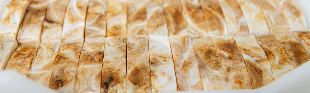 tray of Tea Tree Goat Milk Soap