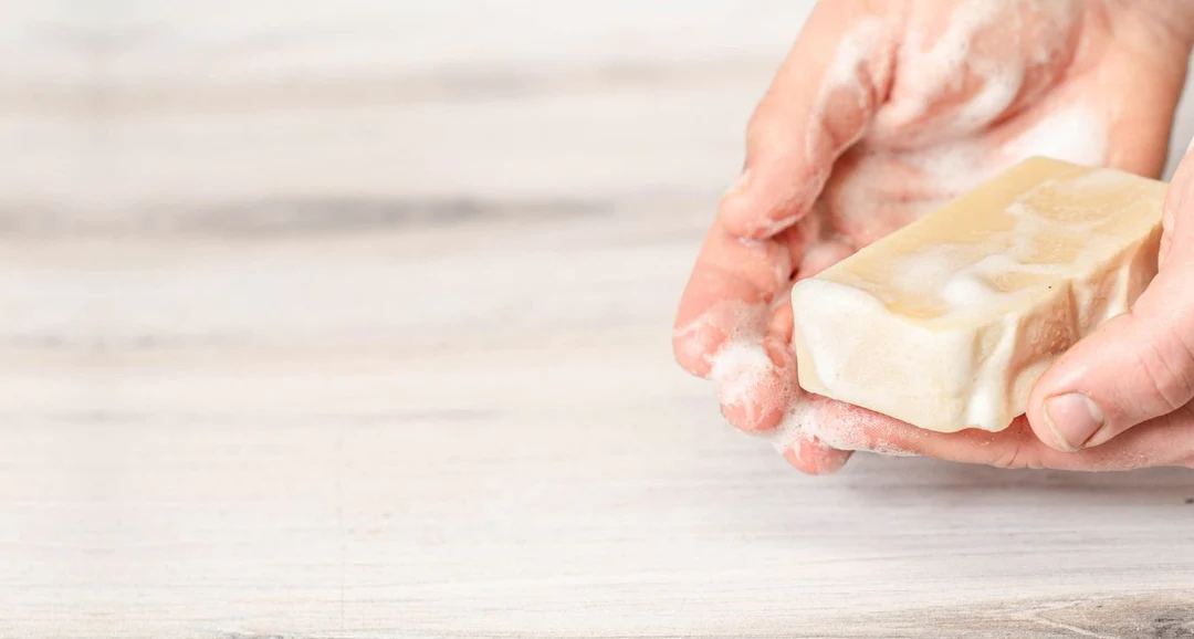 Hand lathered with Goat Milk Soap 