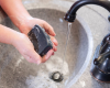 Using Activated Bamboo Charcoal Goat Milk Soap to wash hands