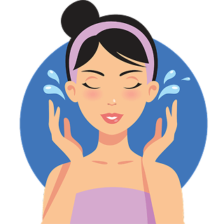 Rinse your skin after washing