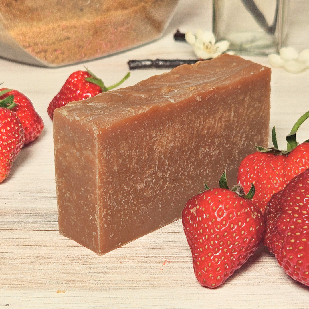 Goat Milk Soap Candied Strawberries