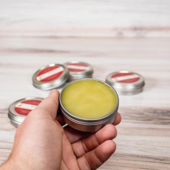 Goat Balm with jewelweed for poison ivy prone skin