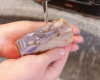 washing hands with Lavender Peppermint soap