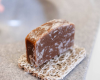 brown soap on soap rest