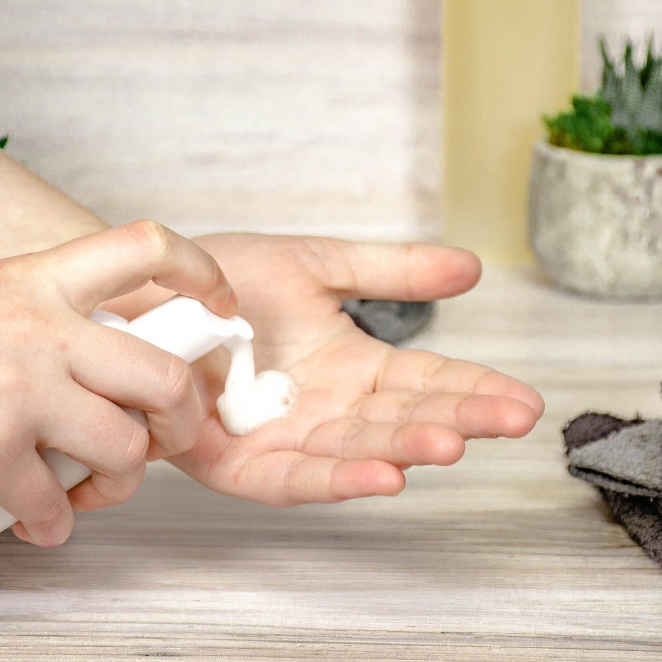 liquid goat milk soap foamer